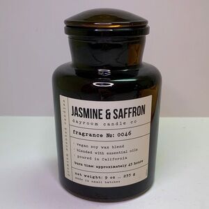 Jasmine & Saffron Candle - Brown